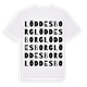 Löddesborg ordlek t-shirt