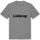 Mid Heather Gray t-shirt med Löderup fetstil t-shirt