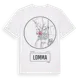White t-shirt med Lomma t-shirt