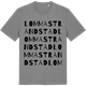 Mid Heather Gray t-shirt med Lomma Strandstad ordlek t-shirt
