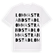 Lomma Strandstad ordlek t-shirt