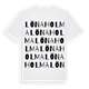 Lönaholma ordlek t-shirt