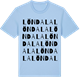 Blue Soul t-shirt med Löndala ordlek t-shirt