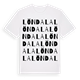 Löndala ordlek t-shirt