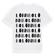 Lönnbo ordlek t-shirt