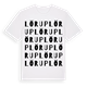 Lörup ordlek t-shirt
