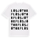 Lösjötorp ordlek t-shirt