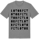 Mid Heather Gray t-shirt med Lotorpet ordlek t-shirt