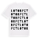 Lotorpet ordlek t-shirt