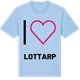 Blue Soul t-shirt med Jag älskar Lottarp t-shirt stort tryck