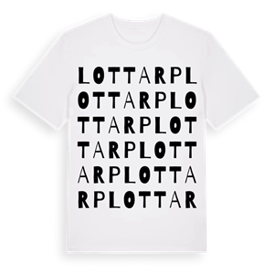 Lottarp ordlek t-shirt – ekologisk bomull t-shirt från Pinshirt