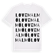 LOVE Malmö ordlek t-shirt