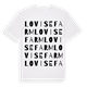 Lovisefarm ordlek t-shirt