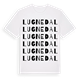 Lugnedal ordlek t-shirt