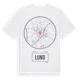 White t-shirt med Lund t-shirt