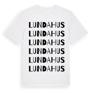 Lundahus ordlek t-shirt – ekologisk bomull t-shirt från Pinshirt
