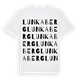 Lunkaberg ordlek t-shirt