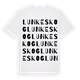 Lunkeskog ordlek t-shirt