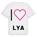 Jag älskar Lya t-shirt stort tryck
