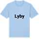 Blue Soul t-shirt med Lyby fetstil t-shirt