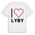 Jag älskar Lyby t-shirt stort tryck