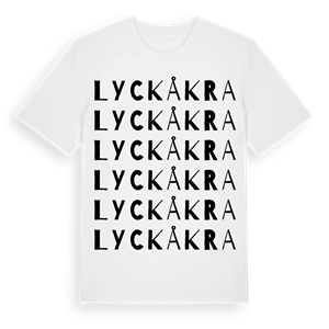 Lyckåkra ordlek t-shirt – ekologisk bomull t-shirt från Pinshirt