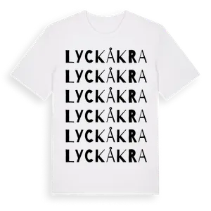Lyckåkra ordlek t-shirt – ekologisk bomull t-shirt från Pinshirt