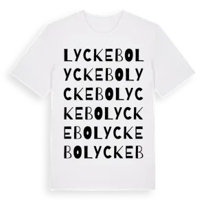 Lyckebo ordlek t-shirt – ekologisk bomull t-shirt från Pinshirt