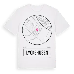 Lyckehusen t-shirt – ekologisk bomull t-shirt från Pinshirt