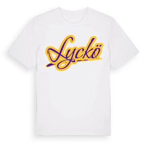 Lyckö baseball t-shirt – ekologisk bomull t-shirt från Pinshirt
