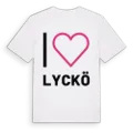 Jag älskar Lyckö t-shirt stort tryck
