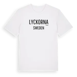 Lyckorna i Sverige t-shirt – ekologisk bomull t-shirt från Pinshirt