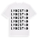 Lydestad ordlek t-shirt