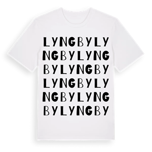 Lyngby ordlek t-shirt – ekologisk bomull t-shirt från Pinshirt