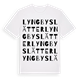 Lyngby slätter ordlek t-shirt