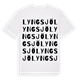Lyngsjö ordlek t-shirt