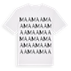 White t-shirt med Maa ordlek t-shirt