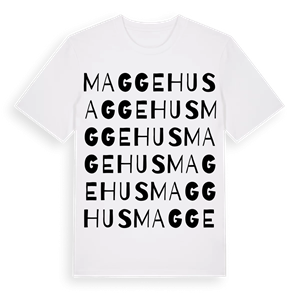 Maggehus ordlek t-shirt – ekologisk bomull t-shirt från Pinshirt
