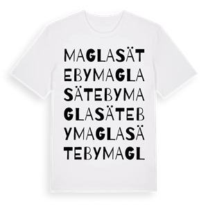 Maglasäte by ordlek t-shirt – ekologisk bomull t-shirt från Pinshirt