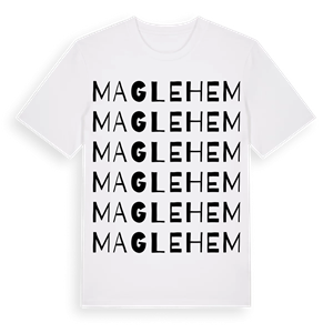 Maglehem ordlek t-shirt – ekologisk bomull t-shirt från Pinshirt
