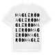 Magleröd ordlek t-shirt