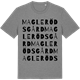 Mid Heather Gray t-shirt med Magleröds gård ordlek t-shirt