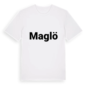 Maglö fetstil t-shirt – ekologisk bomull t-shirt från Pinshirt