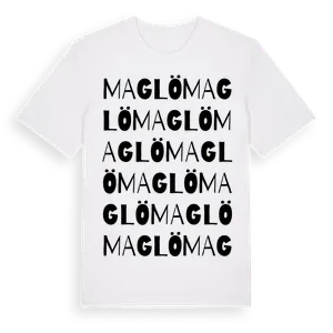 Maglö ordlek t-shirt – ekologisk bomull t-shirt från Pinshirt
