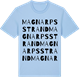 Blue Soul t-shirt med Magnarps strand ordlek t-shirt