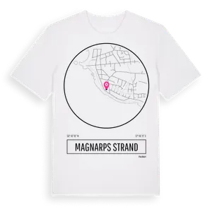 Magnarps Strand t-shirt – ekologisk bomull t-shirt från Pinshirt