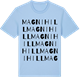 Blue Soul t-shirt med Magnihill ordlek t-shirt