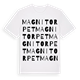 Magnitorpet ordlek t-shirt