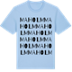 Blue Soul t-shirt med Maholm ordlek t-shirt