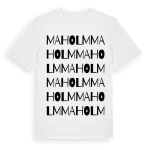 Maholm ordlek t-shirt – ekologisk bomull t-shirt från Pinshirt